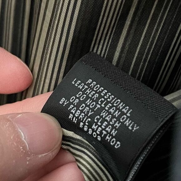 Roundtree & Yorke Lambskin Black Leather Motorcycle Biker Jacket Size XXL - Picture 12 of 15